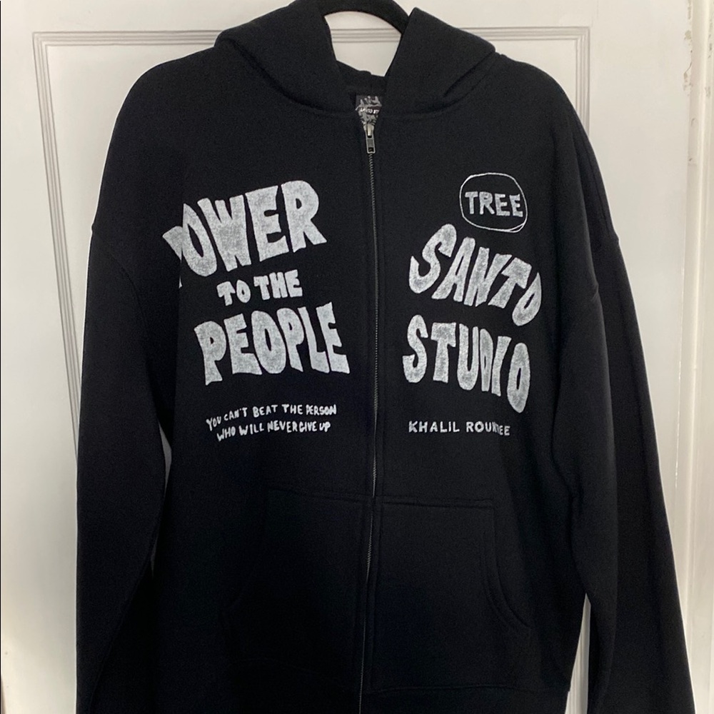 Khalil Rountree Santo Studio Black Hoodie